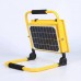 100W Cordless LED Floodlight Work Light on Stand with Battery Solar Panel Chargeable Portable Foldable